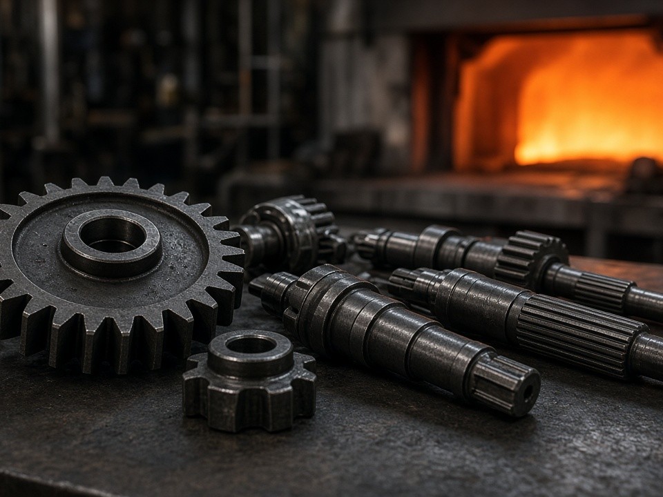 Horno de vacío y atmósfera controlada para templado y cementación de engranajes